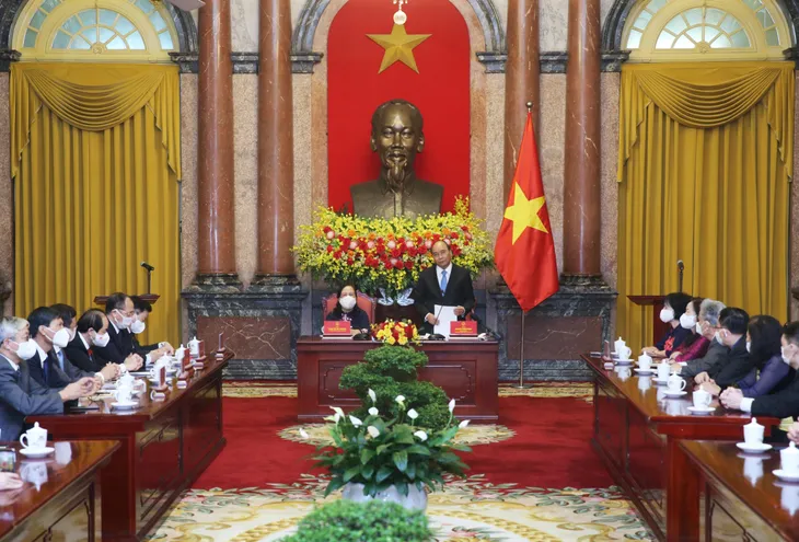 Chủ tịch nước Nguyễn Xuân Phúc: Người cao tuổi là vốn quý của dân tộc - Ảnh 1. Chủ tịch nước Nguyễn Xuân Phúc: Người cao tuổi là vốn quý của dân tộc - Ảnh 1.