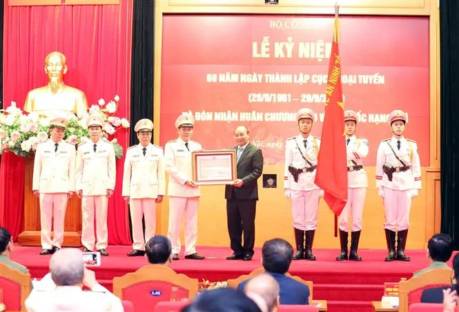 Chủ tịch nước dự Lễ kỷ niệm 60 năm ngày thành lập Cục Ngoại tuyến - Ảnh 1. Chủ tịch nước dự Lễ kỷ niệm 60 năm ngày thành lập Cục Ngoại tuyến - Ảnh 1.