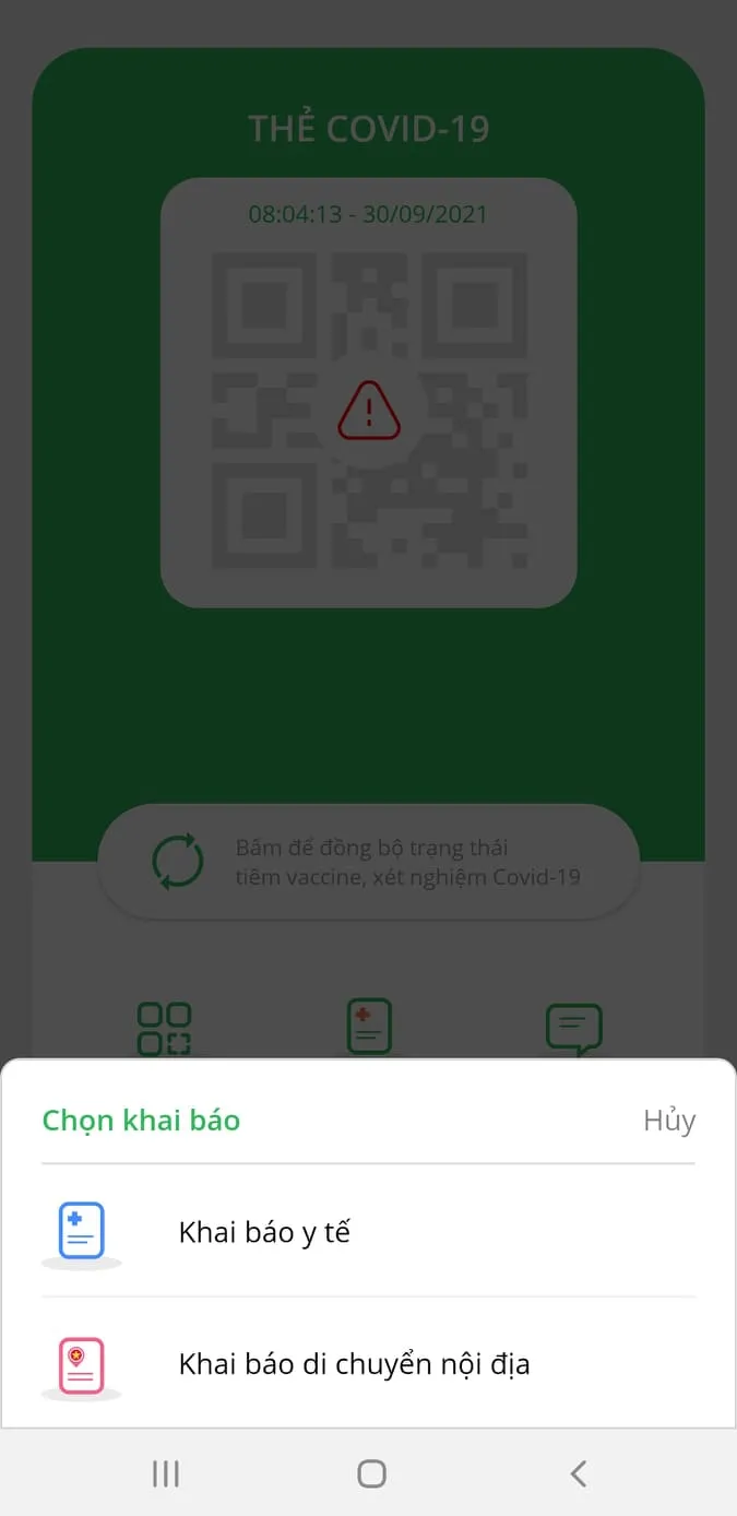 Hướng dẫn cài đặt và sử dụng ứng dụng phòng chống dịch PC-Covid Quốc gia - Ảnh 4. Hướng dẫn cài đặt và sử dụng ứng dụng phòng chống dịch PC-Covid Quốc gia - Ảnh 4.