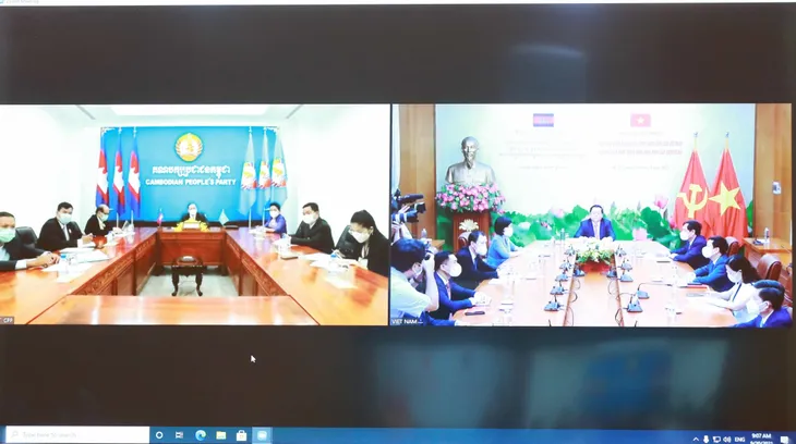 Thúc đẩy hợp tác cơ quan tuyên giáo, tuyên huấn Việt Nam - Campuchia - Ảnh 1. Thúc đẩy hợp tác cơ quan tuyên giáo, tuyên huấn Việt Nam - Campuchia - Ảnh 1.