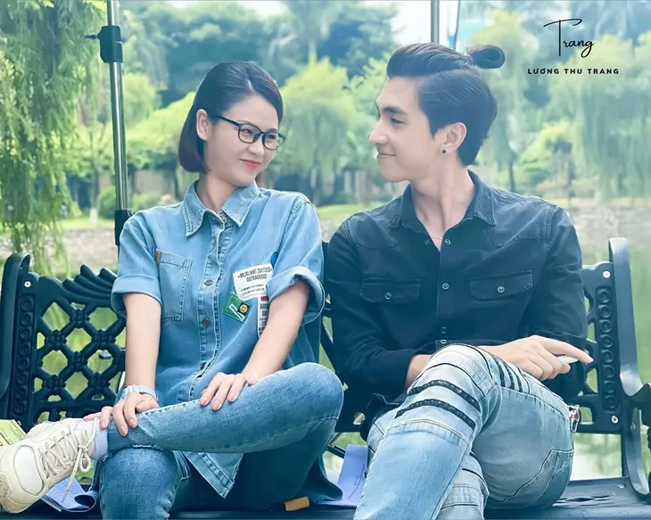 Bình An khác lạ trong phim mới cùng Lương Thu Trang - Ảnh 1. Bình An khác lạ trong phim mới cùng Lương Thu Trang - Ảnh 1.