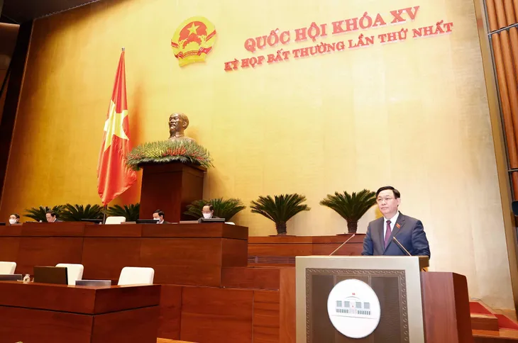 Chủ tịch Quốc hội: Kỳ họp bất thường lần thứ nhất tạo ra khí thế mới, thời cơ mới - Ảnh 2. Chủ tịch Quốc hội: Kỳ họp bất thường lần thứ nhất tạo ra khí thế mới, thời cơ mới - Ảnh 2.
