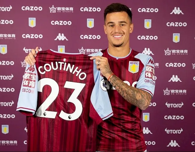 Aston Villa ra mắt tân binh Coutinho - Ảnh 1. Aston Villa ra mắt tân binh Coutinho - Ảnh 1.