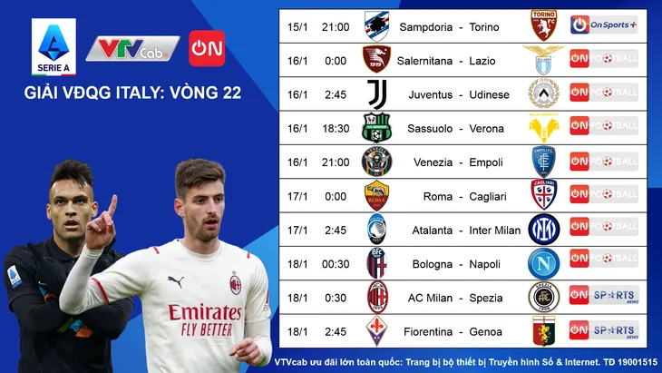 Liverpool - Arsenal, Atalanta - Inter Milan và nhiều trận đấu hấp dẫn trên VTVcab - Ảnh 2. Liverpool - Arsenal, Atalanta - Inter Milan và nhiều trận đấu hấp dẫn trên VTVcab - Ảnh 2.