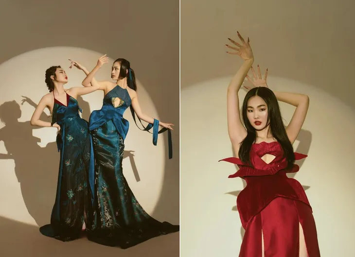 Ấn tượng tranh Đông Hồ, áo yếm được giới trẻ đưa vào thời trang Việt - Ảnh 3. Ấn tượng tranh Đông Hồ, áo yếm được giới trẻ đưa vào thời trang Việt - Ảnh 3.