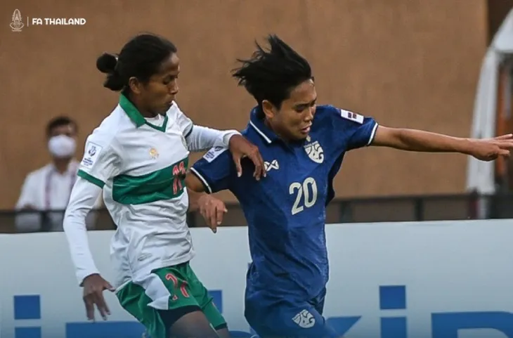 Vượt qua Indonesia, ĐT nữ Thái Lan có 3 điểm đầu tiên | Bảng B Cúp bóng đá nữ châu Á 2022 - Ảnh 1. Vượt qua Indonesia, ĐT nữ Thái Lan có 3 điểm đầu tiên | Bảng B Cúp bóng đá nữ châu Á 2022 - Ảnh 1.