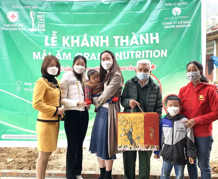 Thanh Hóa: Khánh thành nhà tình thương “Mái ấm Grand Nutrition” và trao tặng quà Tết - Ảnh 4. Thanh Hóa: Khánh thành nhà tình thương “Mái ấm Grand Nutrition” và trao tặng quà Tết - Ảnh 4.