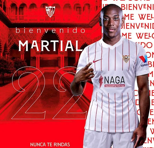 Martial chính thức gia nhập Sevilla - Ảnh 1. Martial chính thức gia nhập Sevilla - Ảnh 1.