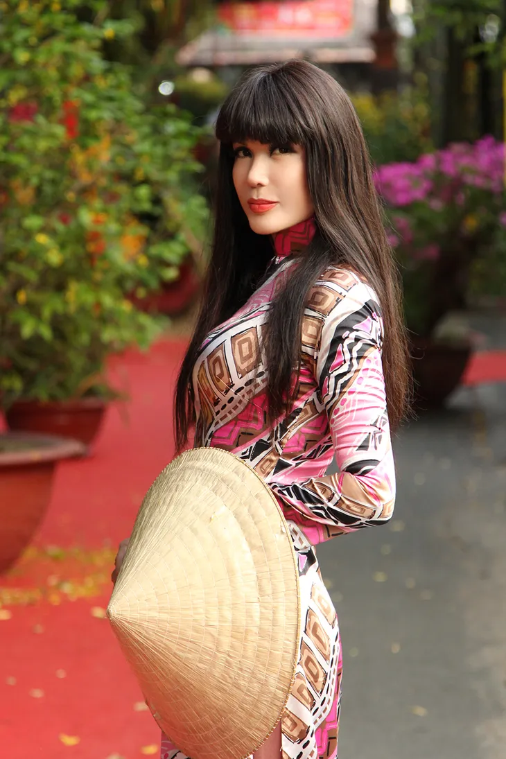 “Thôn nữ” Nhật Hạ trong bộ ảnh đón Xuân Nhâm Dần - Ảnh 3. “Thôn nữ” Nhật Hạ trong bộ ảnh đón Xuân Nhâm Dần - Ảnh 3.