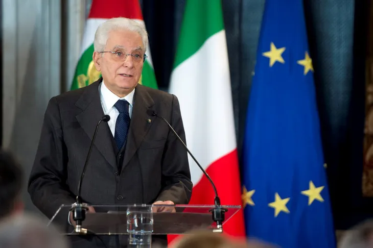 Tổng thống Italy Sergio Mattarella tái đắc cử nhiệm kỳ thứ hai - Ảnh 1. Tổng thống Italy Sergio Mattarella tái đắc cử nhiệm kỳ thứ hai - Ảnh 1.