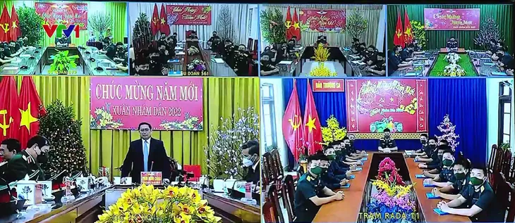 Thủ tướng chúc Tết cán bộ, chiến sĩ trên quần đảo Trường Sa - Ảnh 1. Thủ tướng chúc Tết cán bộ, chiến sĩ trên quần đảo Trường Sa - Ảnh 1.