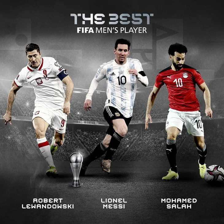 FIFA công bố top 3 The Best 2021 - Ảnh 1. FIFA công bố top 3 The Best 2021 - Ảnh 1.