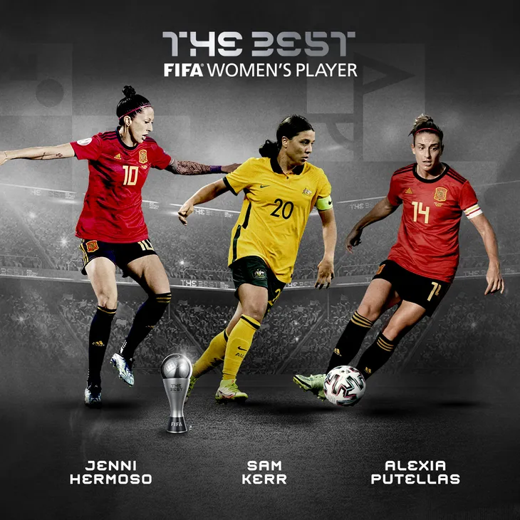 FIFA công bố top 3 The Best 2021 - Ảnh 3. FIFA công bố top 3 The Best 2021 - Ảnh 3.