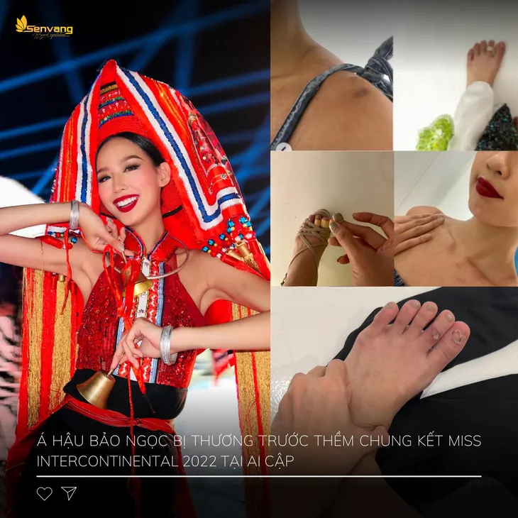Miss Intercontinental 2022: Bảo Ngọc bị bầm vai do sức nặng trang phục - Ảnh 2. Miss Intercontinental 2022: Bảo Ngọc bị bầm vai do sức nặng trang phục - Ảnh 2.
