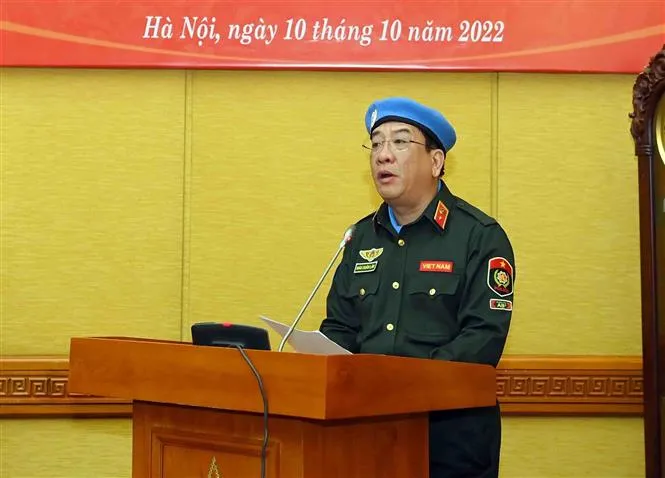 3 sĩ quan công an tham gia gìn giữ hòa bình Liên Hợp Quốc - Ảnh 1. 3 sĩ quan công an tham gia gìn giữ hòa bình Liên Hợp Quốc - Ảnh 1.