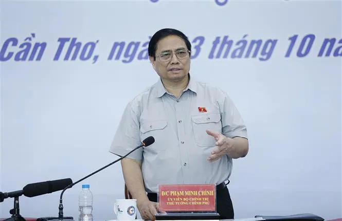 Thủ tướng làm việc với Đại học Y Dược Cần Thơ - Ảnh 1. Thủ tướng làm việc với Đại học Y Dược Cần Thơ - Ảnh 1.