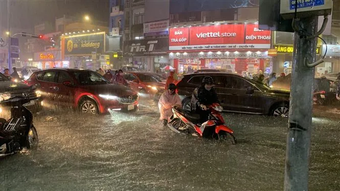 Áp thấp nhiệt đới gây mưa lớn kéo dài, ngập úng diện rộng tại miền Trung - Ảnh 8. Áp thấp nhiệt đới gây mưa lớn kéo dài, ngập úng diện rộng tại miền Trung - Ảnh 8.