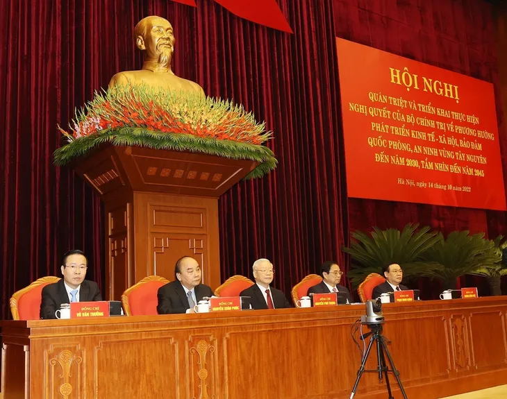 Tổng Bí thư Nguyễn Phú Trọng chủ trì Hội nghị về phát triển vùng Tây nguyên - Ảnh 3. Tổng Bí thư Nguyễn Phú Trọng chủ trì Hội nghị về phát triển vùng Tây nguyên - Ảnh 3.