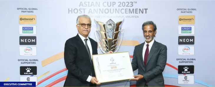 Qatar chính thức được trao quyền đăng cai Asian Cup 2023 - Ảnh 1. Qatar chính thức được trao quyền đăng cai Asian Cup 2023 - Ảnh 1.