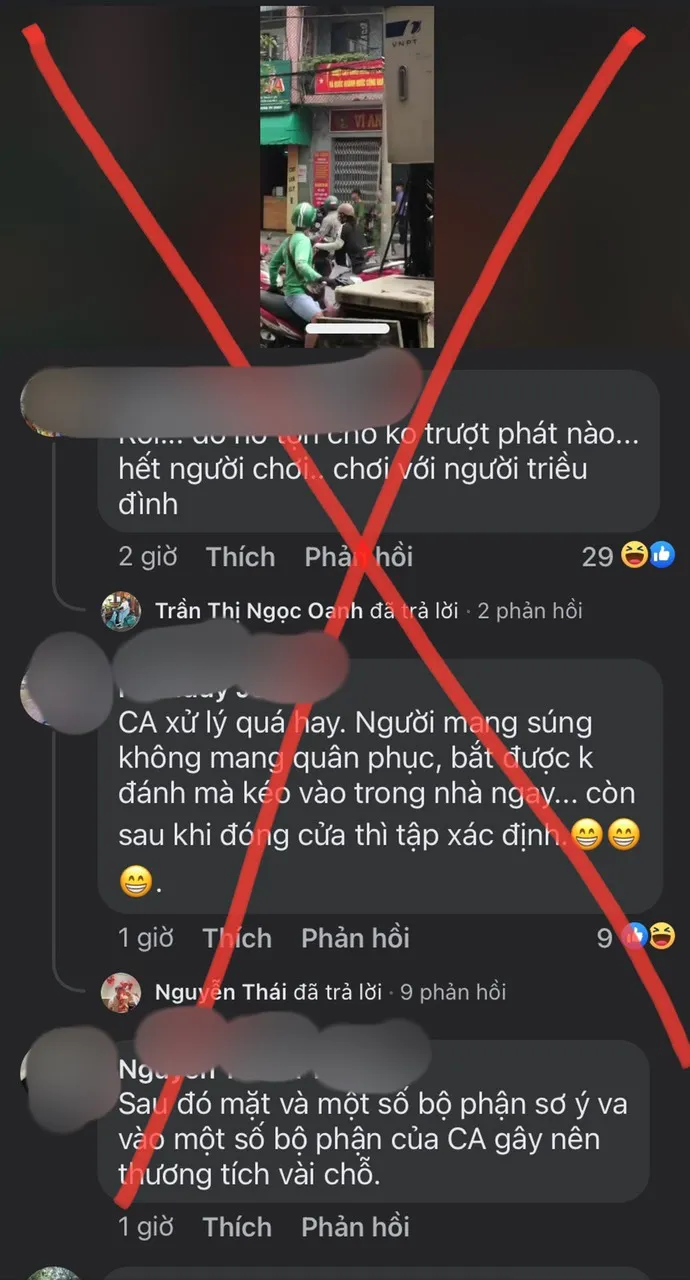Diễn cảnh đánh nhau để câu view, bị công an mời lên phường xử lý thật - Ảnh 2. Diễn cảnh đánh nhau để câu view, bị công an mời lên phường xử lý thật - Ảnh 2.