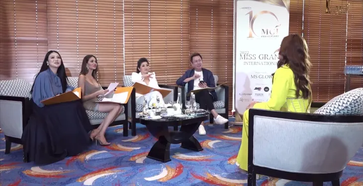 Thiên Ân tự tin thi phỏng vấn kín Miss Grand International 2022 - Ảnh 1. Thiên Ân tự tin thi phỏng vấn kín Miss Grand International 2022 - Ảnh 1.
