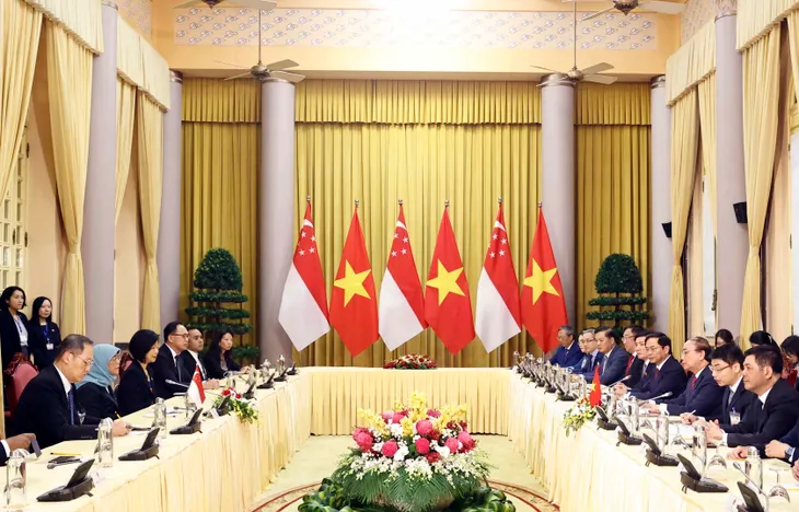 Việt Nam là đối tác quan trọng hàng đầu của Singapore ở khu vực - Ảnh 1. Việt Nam là đối tác quan trọng hàng đầu của Singapore ở khu vực - Ảnh 1.