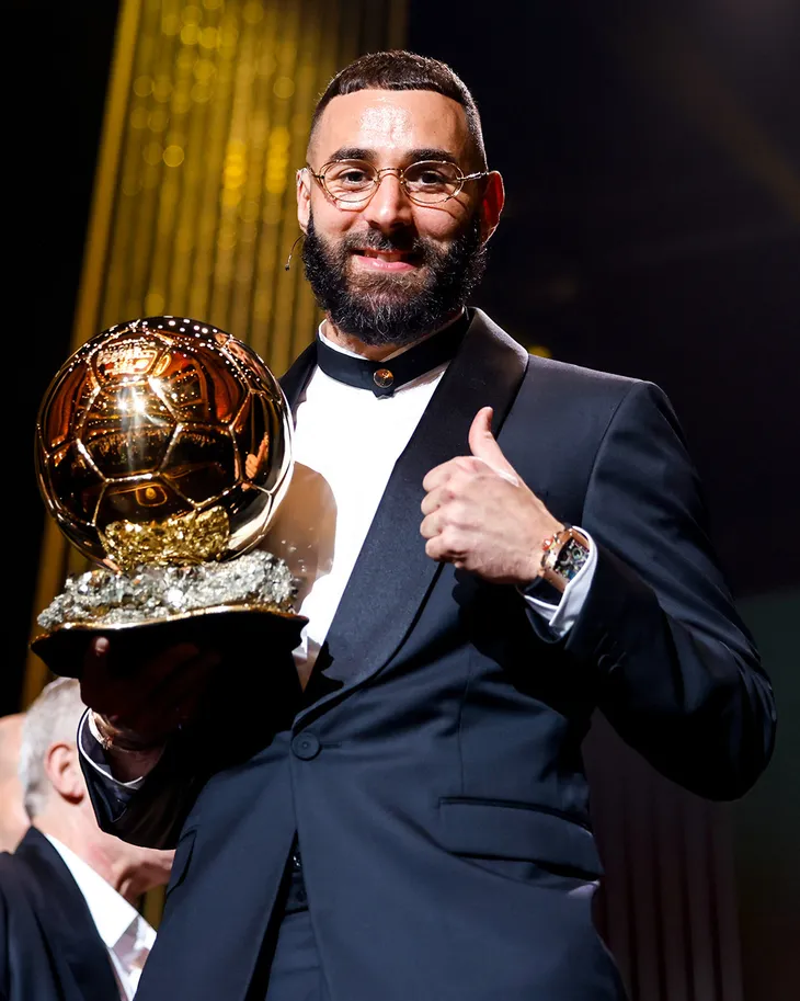 Karim Benzema giành Quả bóng Vàng 2022 - Ảnh 2. Karim Benzema giành Quả bóng Vàng 2022 - Ảnh 2.