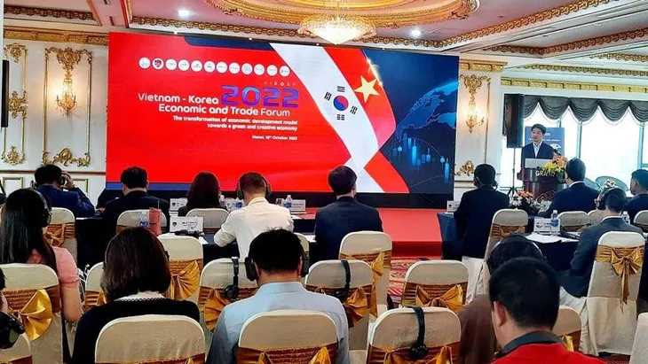 Thúc đẩy hợp tác thương mại Việt Nam - Hàn Quốc - Ảnh 1. Thúc đẩy hợp tác thương mại Việt Nam - Hàn Quốc - Ảnh 1.