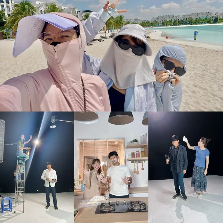 Vẻ đẹp của những bóng hồng VTV sau ống kính máy quay - Ảnh 5. Vẻ đẹp của những bóng hồng VTV sau ống kính máy quay - Ảnh 5.