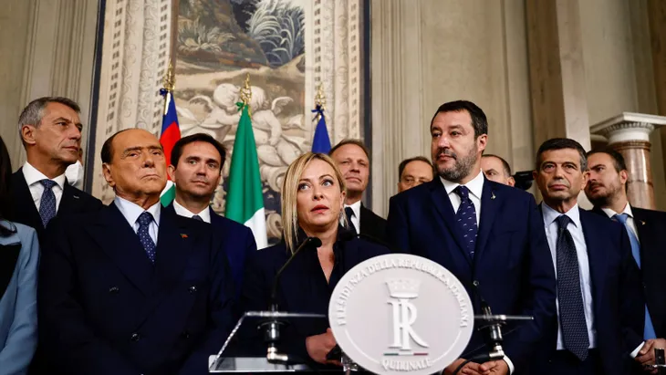 Bà Giorgia Meloni trở thành nữ Thủ tướng đầu tiên của Italy - Ảnh 1. Bà Giorgia Meloni trở thành nữ Thủ tướng đầu tiên của Italy - Ảnh 1.