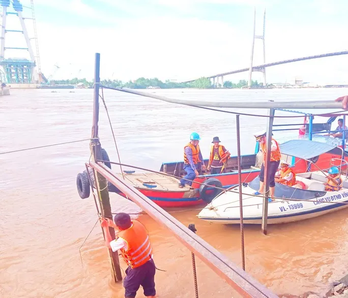 Đã tìm thấy thi thể nạn nhân mất tích tại công trình cầu Mỹ Thuận 2 - Ảnh 1.