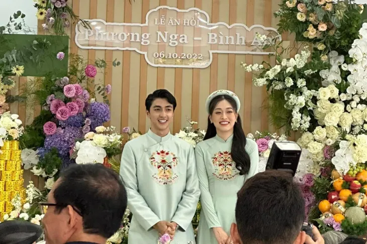 Bình An - Phương Nga tổ chức lễ ăn hỏi - Ảnh 2. Bình An - Phương Nga tổ chức lễ ăn hỏi - Ảnh 2.