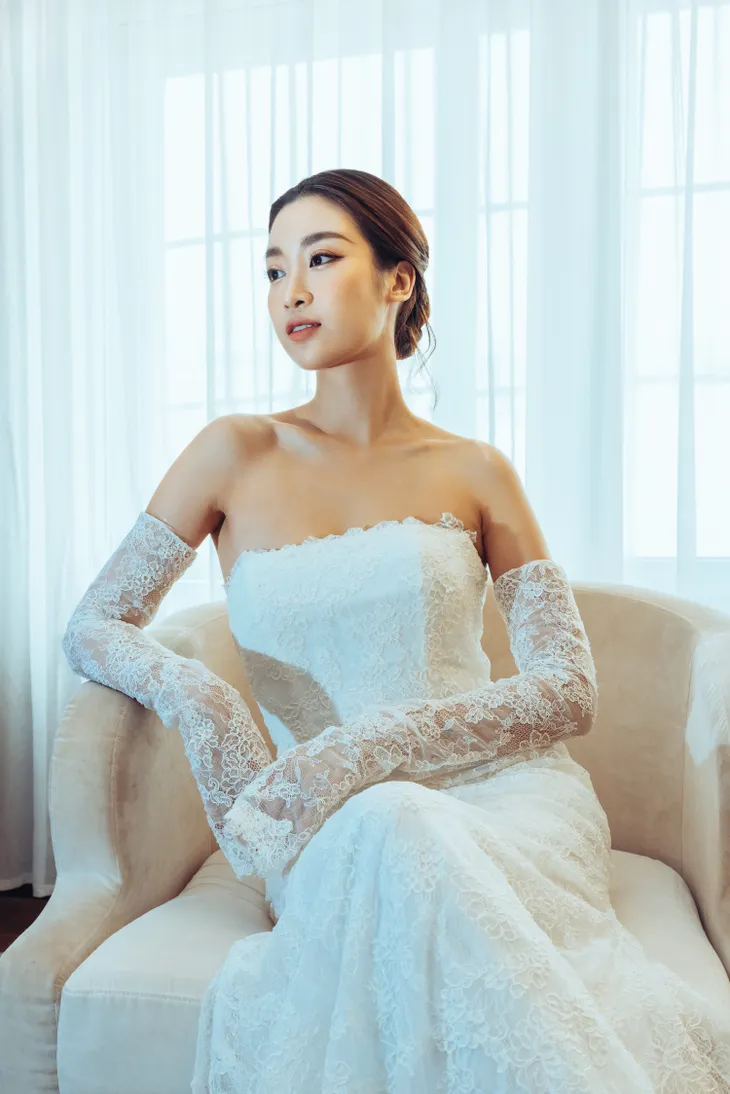 Hoa hậu Đỗ Mỹ Linh tung bộ ảnh diện váy cưới - Ảnh 8.