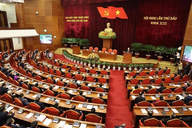 Bế mạc Hội nghị Trung ương 6 khóa XIII: Toàn văn bài Phát biểu của Tổng Bí thư Nguyễn Phú Trọng - Ảnh 1. Bế mạc Hội nghị Trung ương 6 khóa XIII: Toàn văn bài Phát biểu của Tổng Bí thư Nguyễn Phú Trọng - Ảnh 1.