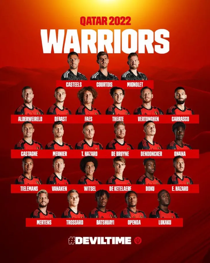 ĐT Bỉ công bố danh sách dự World Cup: Có Lukaku, loại Origi! - Ảnh 1. ĐT Bỉ công bố danh sách dự World Cup: Có Lukaku, loại Origi! - Ảnh 1.