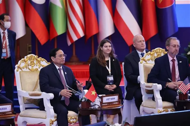 Thủ tướng Phạm Minh Chính về tới Hà Nội, kết thúc chuyến công tác tại Campuchia - Ảnh 7. Thủ tướng Phạm Minh Chính về tới Hà Nội, kết thúc chuyến công tác tại Campuchia - Ảnh 7.