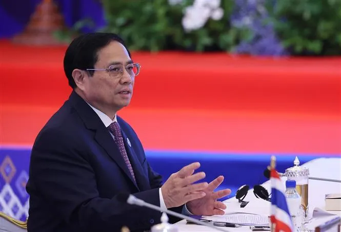 Thủ tướng Phạm Minh Chính dự Hội nghị Cấp cao ASEAN - Đông Á (EAS) lần thứ 17 - Ảnh 6. Thủ tướng Phạm Minh Chính dự Hội nghị Cấp cao ASEAN - Đông Á (EAS) lần thứ 17 - Ảnh 6.