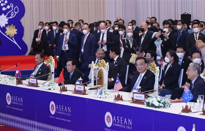 Thủ tướng Phạm Minh Chính dự Hội nghị Cấp cao ASEAN - Đông Á (EAS) lần thứ 17 - Ảnh 3. Thủ tướng Phạm Minh Chính dự Hội nghị Cấp cao ASEAN - Đông Á (EAS) lần thứ 17 - Ảnh 3.