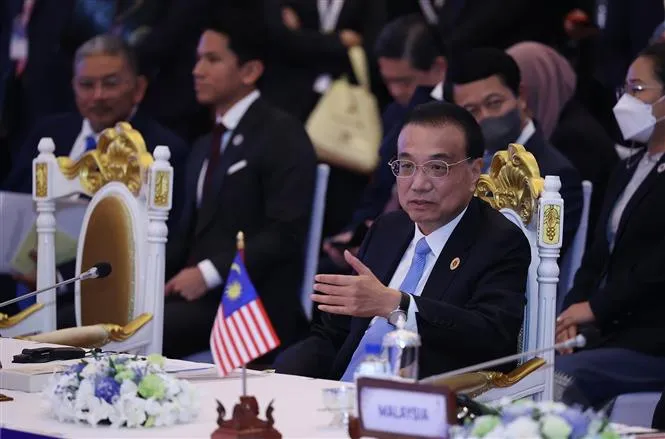 Thủ tướng Phạm Minh Chính dự Hội nghị Cấp cao ASEAN - Đông Á (EAS) lần thứ 17 - Ảnh 4. Thủ tướng Phạm Minh Chính dự Hội nghị Cấp cao ASEAN - Đông Á (EAS) lần thứ 17 - Ảnh 4.