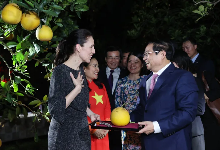 Hai Thủ tướng Việt Nam và New Zealand thăm Nhà sàn Bác Hồ - Ảnh 9. Hai Thủ tướng Việt Nam và New Zealand thăm Nhà sàn Bác Hồ - Ảnh 9.