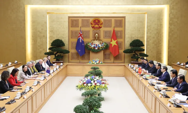 Việt Nam và New Zealand nhất trí đưa kim ngạch hai chiều đạt 2 tỷ USD vào năm 2024 - Ảnh 3. Việt Nam và New Zealand nhất trí đưa kim ngạch hai chiều đạt 2 tỷ USD vào năm 2024 - Ảnh 3.