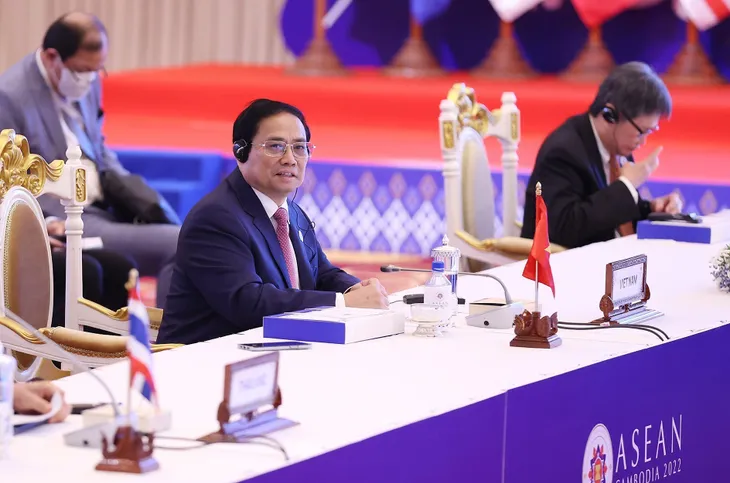 Chuyến công tác tại Campuchia của Thủ tướng khẳng định vị thế, uy tín của Việt Nam - Ảnh 4. Chuyến công tác tại Campuchia của Thủ tướng khẳng định vị thế, uy tín của Việt Nam - Ảnh 4.
