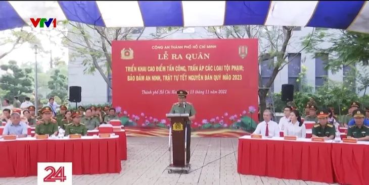 Công an TP Hồ Chí Minh ra quân đảm bảo an ninh trật tự dịp cuối năm - Ảnh 1. Công an TP Hồ Chí Minh ra quân đảm bảo an ninh trật tự dịp cuối năm - Ảnh 1.