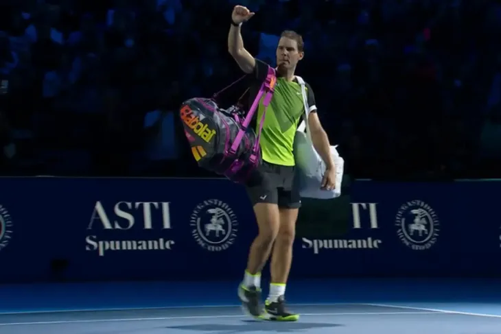 Rafael Nadal sớm bị loại ngay tại vòng bảng ATP Finals - Ảnh 1. Rafael Nadal sớm bị loại ngay tại vòng bảng ATP Finals - Ảnh 1.