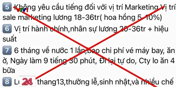 Giải cứu hàng trăm người bị lừa đảo việc nhẹ lương cao - Ảnh 2. Giải cứu hàng trăm người bị lừa đảo việc nhẹ lương cao - Ảnh 2.