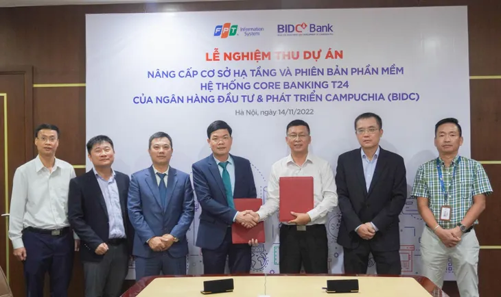 Ngân hàng BIDC nghiệm thu dự án nâng cấp Core Banking - Ảnh 1. Ngân hàng BIDC nghiệm thu dự án nâng cấp Core Banking - Ảnh 1.