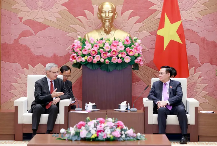 Chủ tịch Quốc hội tiếp Đại sứ Pháp - Ảnh 1. Chủ tịch Quốc hội tiếp Đại sứ Pháp - Ảnh 1.