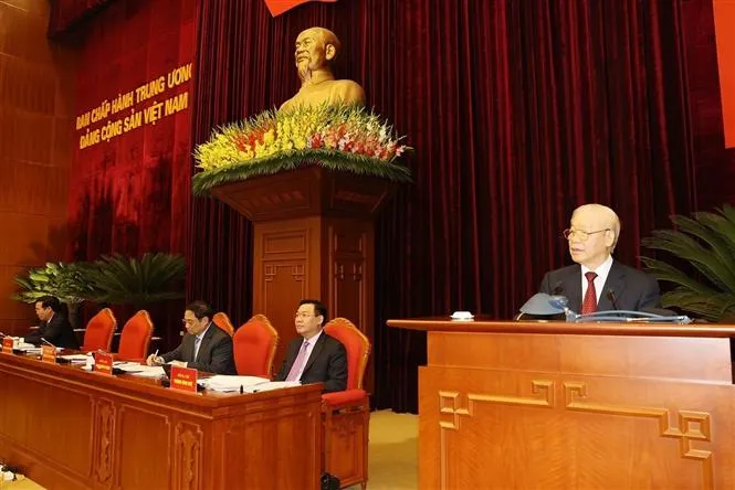 Toàn văn phát biểu chỉ đạo của Tổng Bí thư tại Hội nghị phát triển vùng Bắc Trung Bộ và duyên hải Trung Bộ - Ảnh 1. Toàn văn phát biểu chỉ đạo của Tổng Bí thư tại Hội nghị phát triển vùng Bắc Trung Bộ và duyên hải Trung Bộ - Ảnh 1.