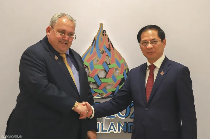 Bộ trưởng Bùi Thanh Sơn gặp Bộ trưởng Ngoại giao Pháp và Papua New Guinea - Ảnh 2. Bộ trưởng Bùi Thanh Sơn gặp Bộ trưởng Ngoại giao Pháp và Papua New Guinea - Ảnh 2.