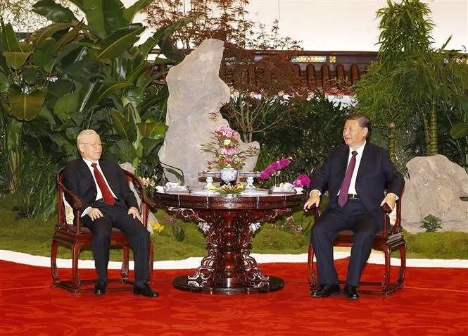 Đại sứ Trung Quốc tại Việt Nam: Thúc đẩy mạnh mẽ quan hệ đối tác hợp tác chiến lược toàn diện Trung - Việt - Ảnh 4. Đại sứ Trung Quốc tại Việt Nam: Thúc đẩy mạnh mẽ quan hệ đối tác hợp tác chiến lược toàn diện Trung - Việt - Ảnh 4.